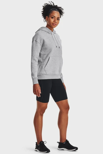 Жіноче сіре худі Essential Fleece Hoodie Under Armour XXL 1373033-011 - Фото 2 Жіноче сіре худі Essential Fleece Hoodie Under Armour XXL 1373033-011 - зображення 2