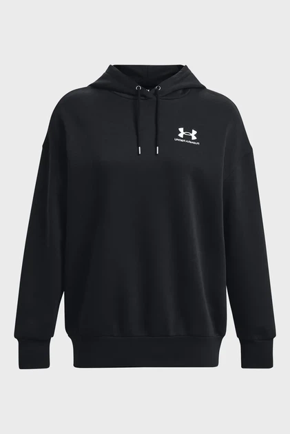 Жіноче чорне худі Essential Flc OS Hoodie Under Armour L 1379495-001 - изображение 5