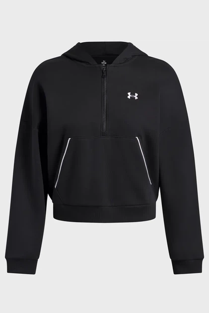 Жіноче чорне худі Rival Flc Piped HZ Hoodie Under Armour XL 6003707-005 - изображение 3