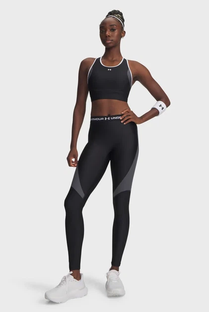 Жіночий чорний топ UA Crossback Mid Open Back Under Armour XS 6005838-004 - Фото 2 Жіночий чорний топ UA Crossback Mid Open Back Under Armour XS 6005838-004 - изображение 2