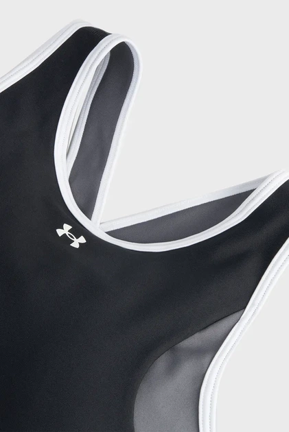 Жіночий чорний топ UA Crossback Mid Open Back Under Armour XS 6005838-004 - Фото 5 Жіночий чорний топ UA Crossback Mid Open Back Under Armour XS 6005838-004 - изображение 5