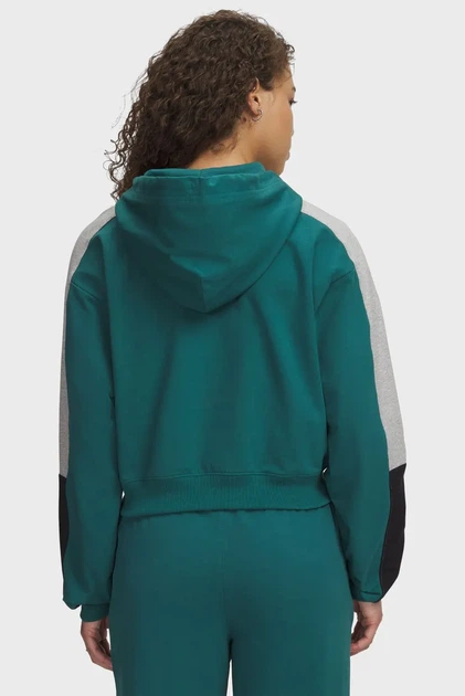 Жіноче зелене худі Sport Terry Trend Hoodie Under Armour L 6009705-338 - Фото 3 Жіноче зелене худі Sport Terry Trend Hoodie Under Armour L 6009705-338 - изображение 3
