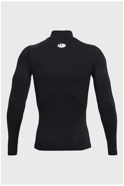 Чоловічий чорний лонгслів UA HG Armour Comp Mock LS Under Armour XXL 1369606-001 - изображение 6