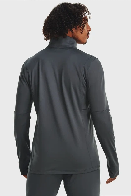 Чоловіча темно-сіра спортивна кофта UA M's Ch. Midlayer Under Armour SM 1379588-025 - Фото 3 Чоловіча темно-сіра спортивна кофта UA M's Ch. Midlayer Under Armour SM 1379588-025 - изображение 3