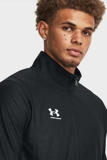 Чоловіча чорна спортивна кофта UA M's Ch. Track Jacket Under Armour SM 1379494-001 - изображение 4