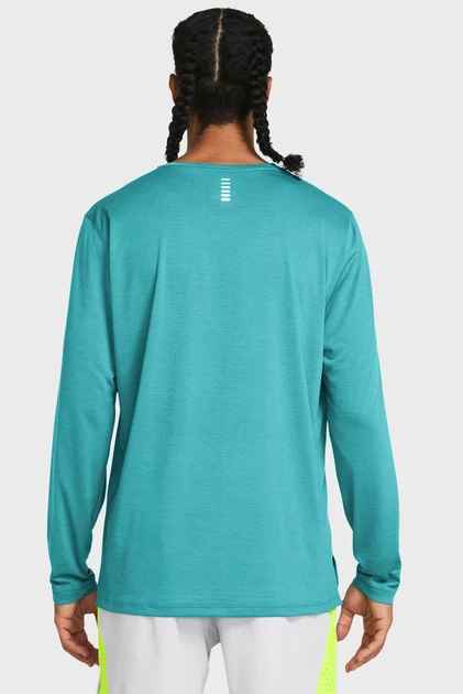 Чоловічий бірюзовий лонгслів UA LAUNCH LONGSLEEVE Under Armour XL 1382584-464 - изображение 2