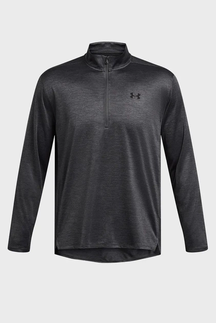 Чоловіча темно-сіра спортивна кофта UA Tech Vent 1/2 Zip Under Armour SM 1382184-025 - изображение 4