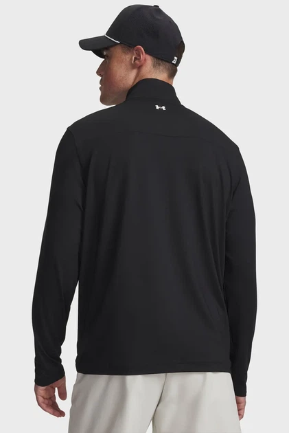 Чоловіча чорна спортивна кофта UA T2G 1/4 Zip Under Armour XXL 6010129-001 - Фото 3 Чоловіча чорна спортивна кофта UA T2G 1/4 Zip Under Armour XXL 6010129-001 - изображение 3
