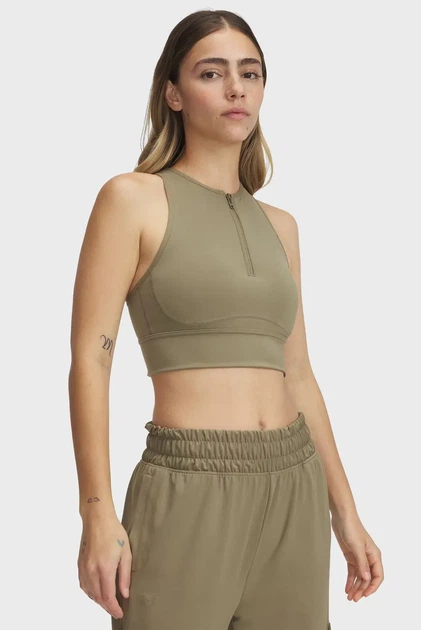 Жіночий оливковий топ Meridian Zip Tank Under Armour LG 6000361-251 - Фото 1 Жіночий оливковий топ Meridian Zip Tank Under Armour LG 6000361-251 - изображение 1