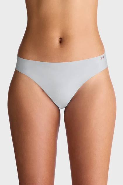 Жіночі трусики (3 шт) UA PURE STRETCH NO SHOW THONG -SOLID 3PK Under Armour XL 1383893-014 - изображение 2