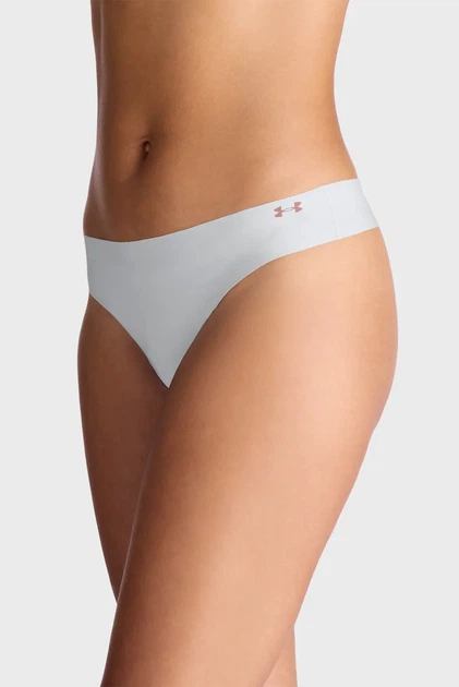 Жіночі трусики (3 шт) UA PURE STRETCH NO SHOW THONG -SOLID 3PK Under Armour XL 1383893-014 - изображение 4