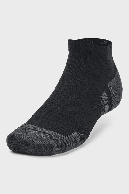 Чорні шкарпетки (3 пари) UA Performance Tech 3pk Low Under Armour L 1379504-001 - зображення 3