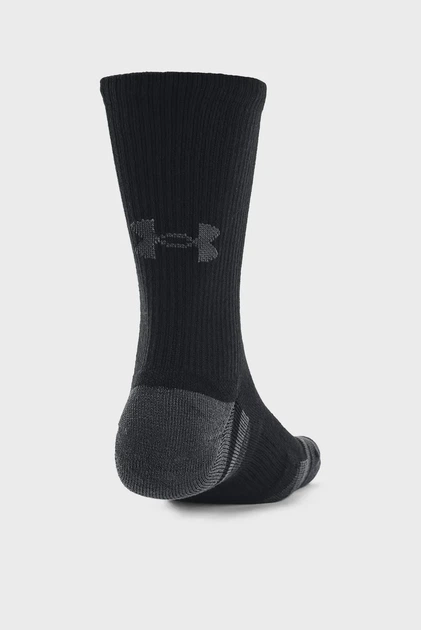 Чорні шкарпетки (3 пари) UA Performance Tech Crew Under Armour 3pk - Фото 2 Чорні шкарпетки (3 пари) UA Performance Tech Crew Under Armour 3pk - зображення 2