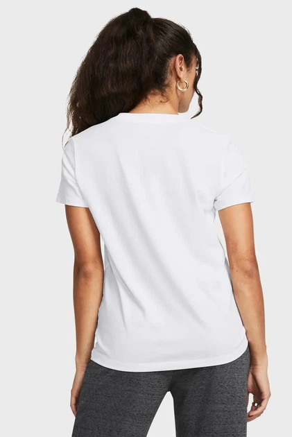 Жіноча біла футболка Campus Core Under Armour XS 1383648-100 - Фото 2 Жіноча біла футболка Campus Core Under Armour XS 1383648-100 - изображение 2