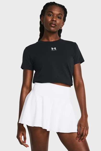 Жіноча чорна футболка Campus Core Under Armour XS 1383648-001 - Фото 1 Жіноча чорна футболка Campus Core Under Armour XS 1383648-001 - изображение 1