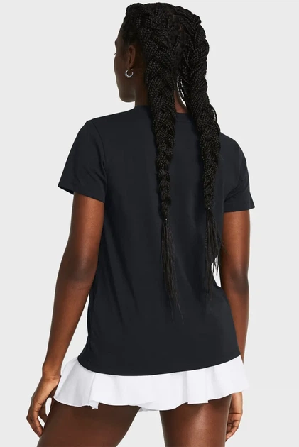 Жіноча чорна футболка Campus Core Under Armour XS 1383648-001 - Фото 2 Жіноча чорна футболка Campus Core Under Armour XS 1383648-001 - изображение 2