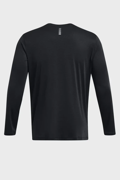 Чоловічий чорний лонгслів UA LAUNCH LONGSLEEVE Under Armour S 1382584-001 - Фото 5 Чоловічий чорний лонгслів UA LAUNCH LONGSLEEVE Under Armour S 1382584-001 - изображение 5