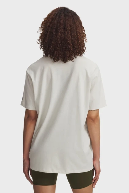 Жіноча біла футболка Rival OS Campus Tee Under Armour XS 6007883-110 - зображення 3