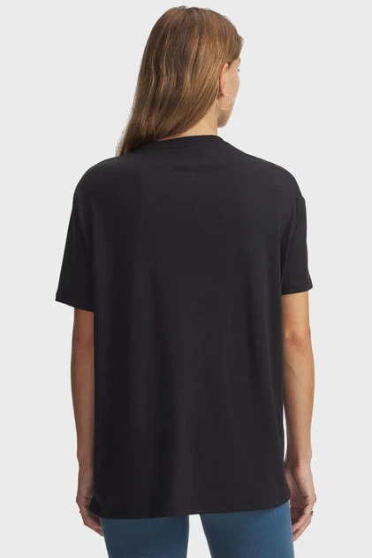 Жіноча чорна футболка Rival OS Campus Tee-BLK Under Armour XS 6007883-001 - изображение 2