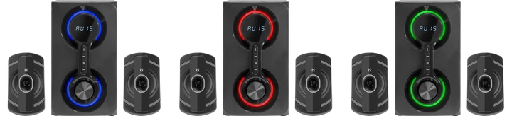 Акустична система 2.1 Defender Eclipse 40Вт, BT/FM/MP3/SD/USB/AUX/RC Black (65593) - Уцінка - зображення 4
