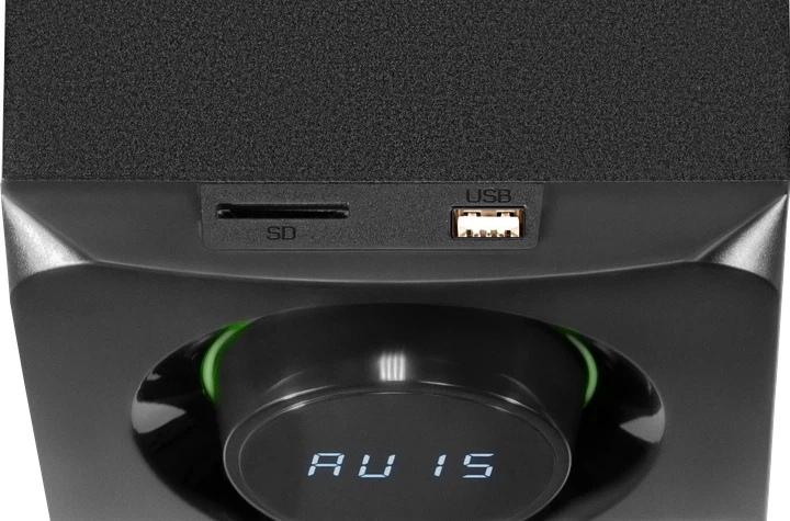 Акустична система 2.1 Defender Eclipse 40Вт, BT/FM/MP3/SD/USB/AUX/RC Black (65593) - Уцінка - зображення 6