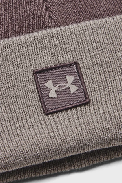 Чоловіча сіра шапка UA Halftime Shallow Cuff Under Armour OSFM 1379990-057 - изображение 3