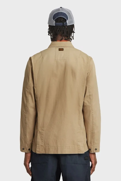 Чоловіча бежева куртка 4 pkt overshirt G-Star M D26429,D387 - Фото 3 Чоловіча бежева куртка 4 pkt overshirt G-Star M D26429,D387 - изображение 3