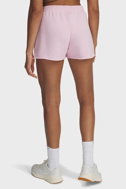 Жіночі рожеві шорти UA Rival Terry Short Under Armour XS 1389657-647 - изображение 3