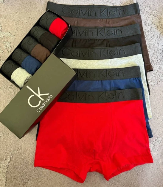 Набор с 5 мужских боксеров от Calvin Klein 3XL, разноцветные - Фото 1 Набор с 5 мужских боксеров от Calvin Klein 3XL, разноцветные - изображение 1