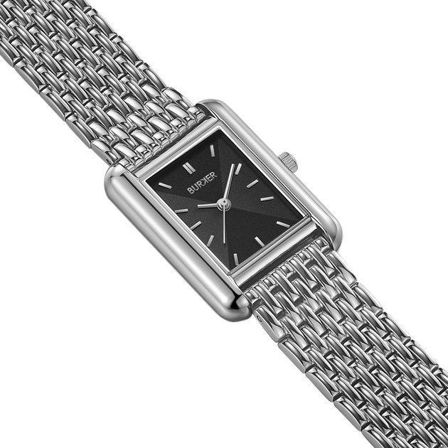 Жіночий Годинник Burker Watches Olivia Чорно-срібний - Фото 3 Жіночий Годинник Burker Watches Olivia Чорно-срібний - изображение 3