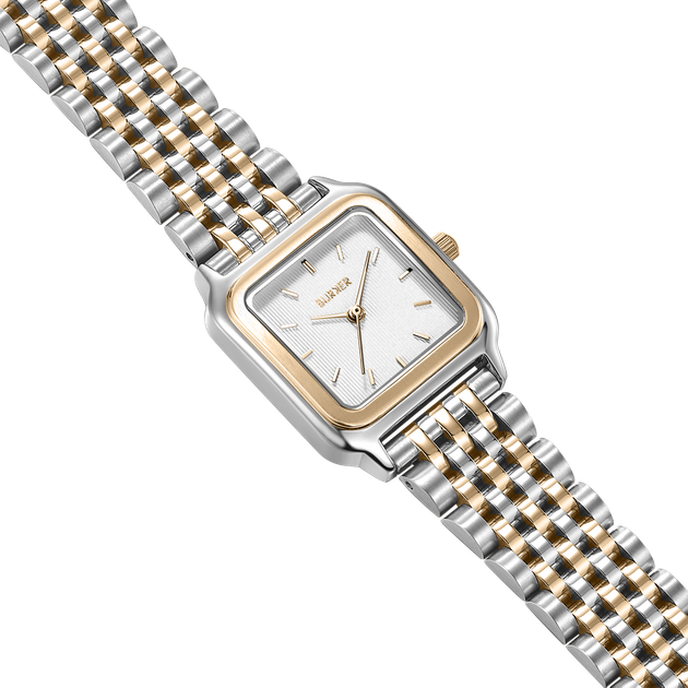 Жіночий Годинник Burker Watches Macy Срібно-золотий - изображение 2