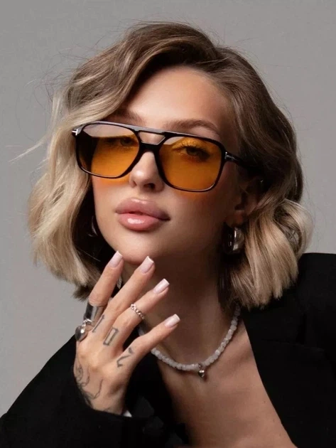 Сонцезахисні окуляри з жовтими лінзами "Vintage Aviator" Honey Fashion Accessories чорний (4-138) - Фото 1 Сонцезахисні окуляри з жовтими лінзами "Vintage Aviator" Honey Fashion Accessories чорний (4-138) - изображение 1