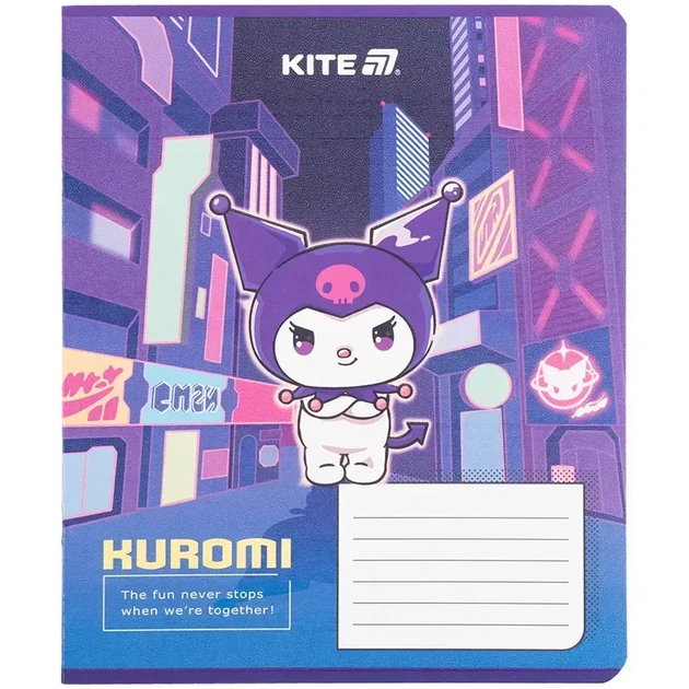 Зошит шкільний Kite Kuromi 18 аркушів, клітинка HK25-236-1 - зображення 10