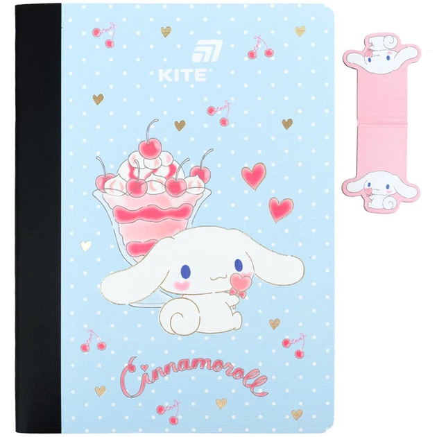 Блокнот з магнітною закладкою Kite Cinnamoroll CR26-192, А5, 60 аркушів, клітинка - Фото 2 Блокнот з магнітною закладкою Kite Cinnamoroll CR26-192, А5, 60 аркушів, клітинка - изображение 2