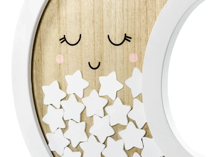 Drewniana księga gości PartyDeco Księżyc 38,5 x 30 cm (KG5) (5900779108936) - obraz 2