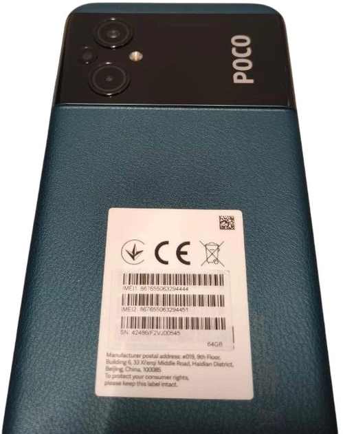 Smartfon Poco M5 4/64GB Green EU (867655063294444) - Outlet - obraz 6