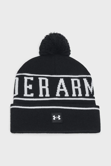 Чоловіча чорна шапка M Halftime Pom Beanie Under Armour OSFM 1386634-001 - Фото 1 Чоловіча чорна шапка M Halftime Pom Beanie Under Armour OSFM 1386634-001 - изображение 1