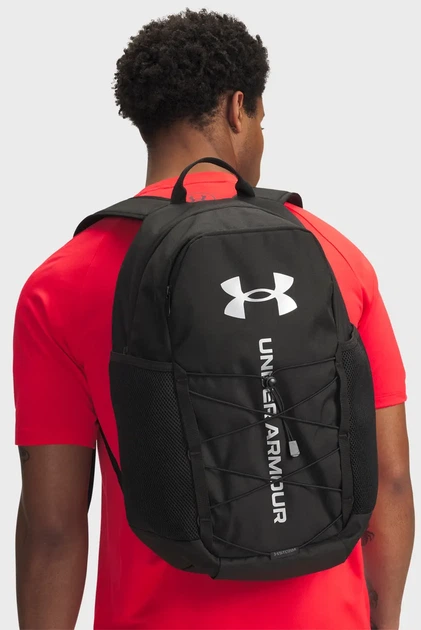 Чорний рюкзак Hustle Sport 6.0 Backpack Under Armour OSFM 6000397-001 - зображення 2