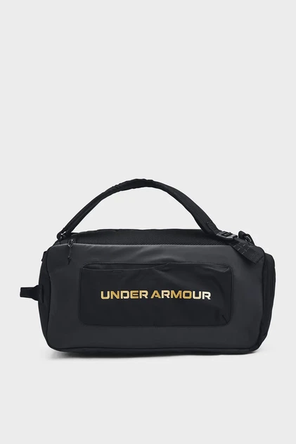 Чорна спортивна сумка-рюкзак UA Contain Duo SM SM BP Duffle Under Armour OSFM 1381920-001 - Фото 3 Чорна спортивна сумка-рюкзак UA Contain Duo SM SM BP Duffle Under Armour OSFM 1381920-001 - изображение 3