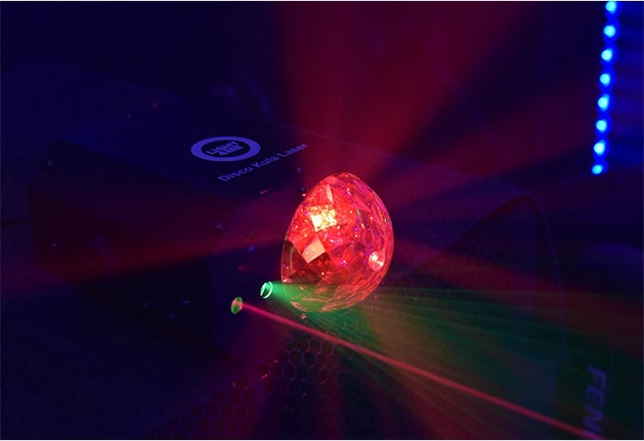 Efekt świetlny Light4Me DISCO KULA LASER (5908249804906) - obraz 9