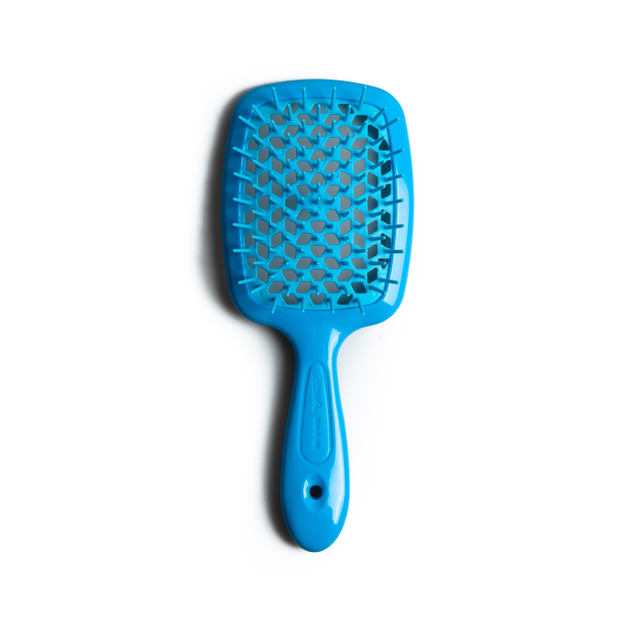 Гребінець для волосся Janeke Superbrush small Блакитний - Фото 2 Гребінець для волосся Janeke Superbrush small Блакитний - изображение 2