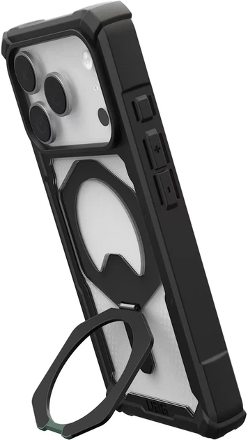 Etui Urban Armor Gear Plasma XTE MagSafe do Apple iPhone 17 Pro Black/Clear (840283923548) - obraz 2