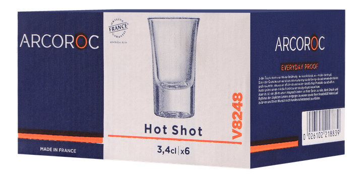 Набір стопок Hot Shot 34 мл 6шт Arcoroc V8248/1 - изображение 2