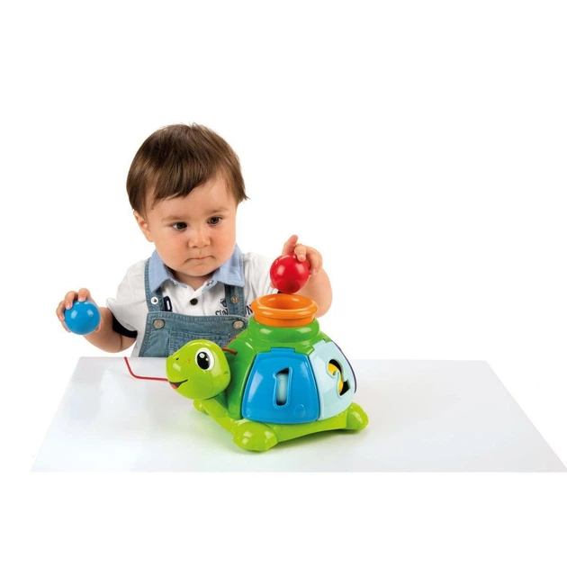 Іграшка-сортер Chicco Черепаха 23 x 17 x 14 см 2 в 1 (641176) (8058664138876) - зображення 5