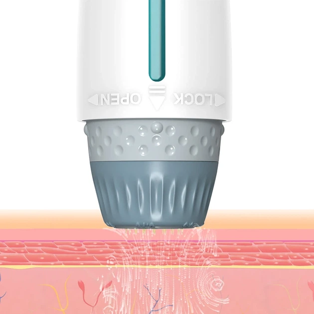 Мезоштамп Bio Needle H24 24 иглы с регулировкой 0–1.5 мм и резервуаром 10 мл Bioneedle - изображение 6
