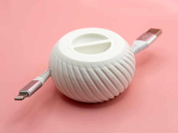 Компактний органайзер-котушка Cable Winder для зберігання зарядних кабелів та навушників. Aivory - изображение 2