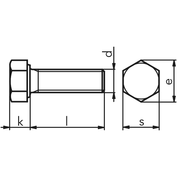 Болт метричний WURTH ISO4017 8.8 SW10 M6х10 (0057610) - зображення 2