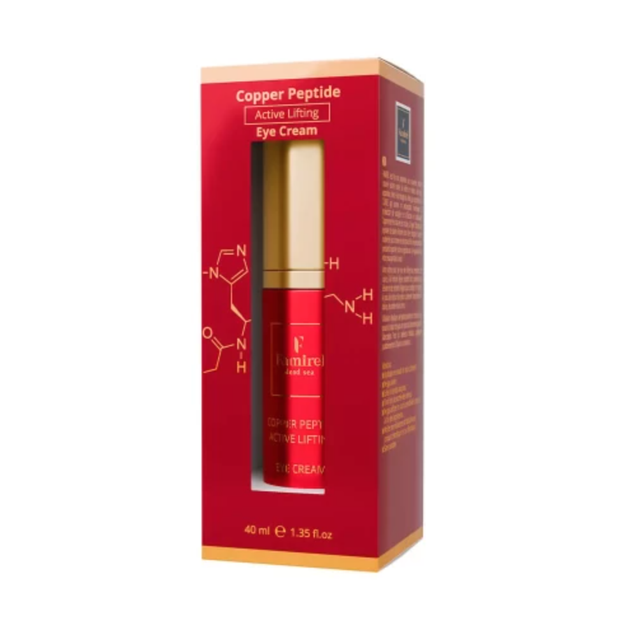Активный крем-лифтинг для кожи вокруг глаз с пептидами меди Famirel Cooper Peptide Eye Cream 40 мл - изображение 2