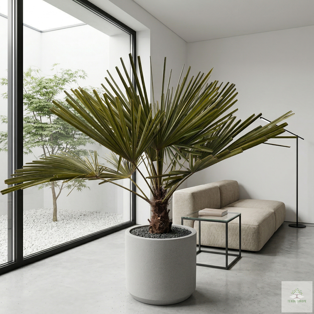 Пальма Trachycarpus Fortunei(Chamaerops Excelsa) 130 см - изображение 3