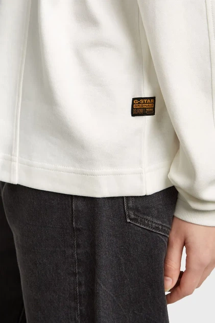 Жіночий білий лонгслів A line oversized G-Star S D27742,D976 - изображение 5